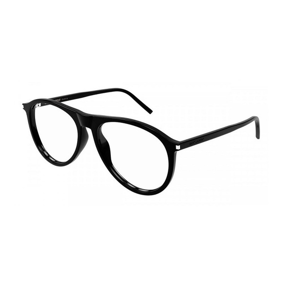 NEW SL667 OPT 001 FULL RIM UNISEX SAINT LAURENT BLACK EYEGLASSES SL 667 OPT 001 - Picture 1 of 3
